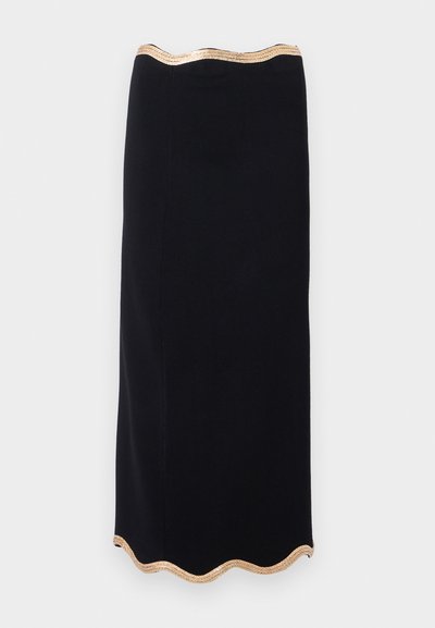 sandro JUPE AVEC FOURNITURE METAL - Pencil skirt - noir