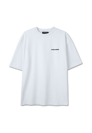 Pegador, LOGO OVERSIZED TEE - T-shirt basic - white