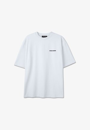 Pegador, LOGO OVERSIZED TEE - T-shirt basic - white