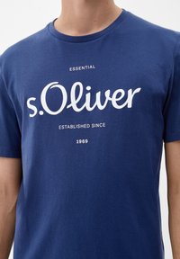 s.Oliver LOGO - T-shirt print - blue placed print