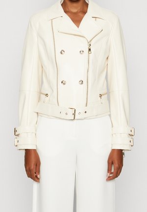 Veste en similicuir - white