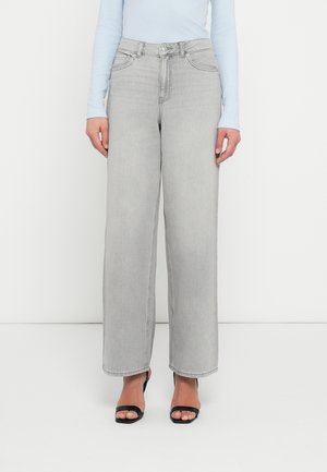 JXTOKYO - Široke nogavice - light grey denim