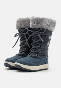 LICO NELLIE - Snørestøvler - navy/grey