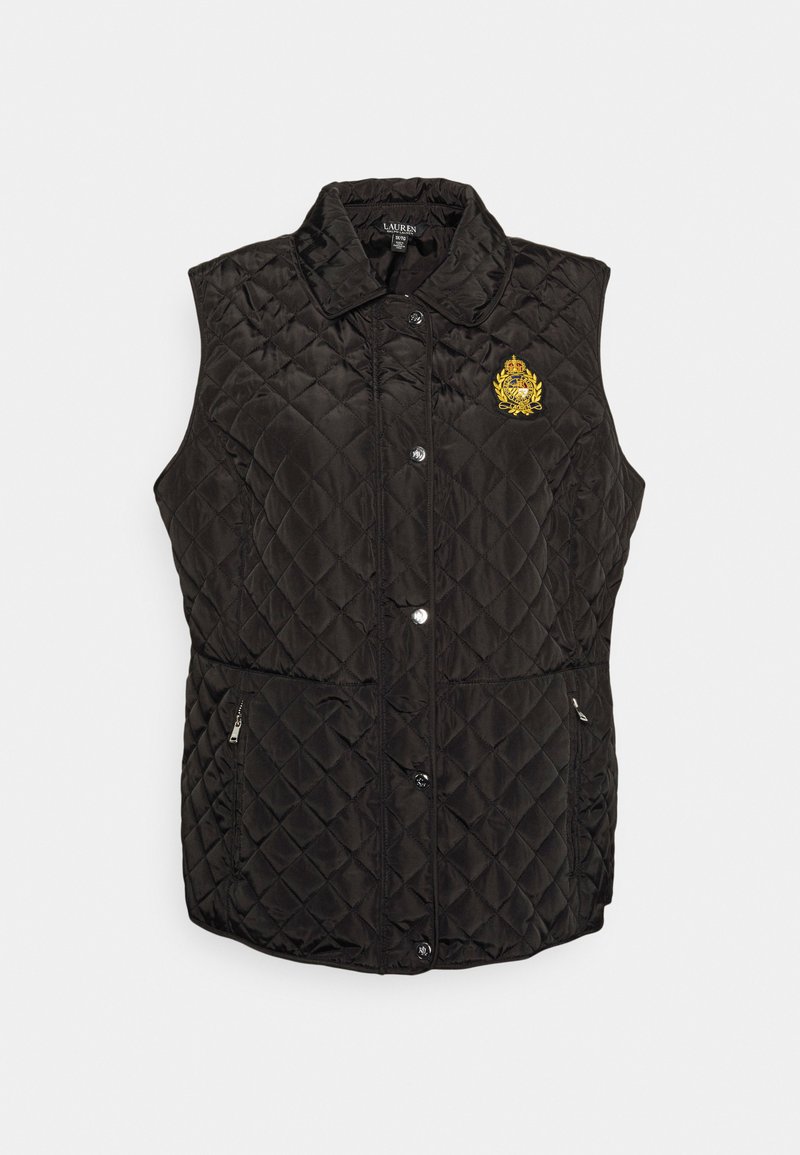 Lauren Ralph Lauren Woman CREST PATCH QUILTED VEST Weste black