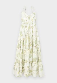 STRAPPY FIT AND FLARE DRESS - Maksi suknelė - lilypad/vine white