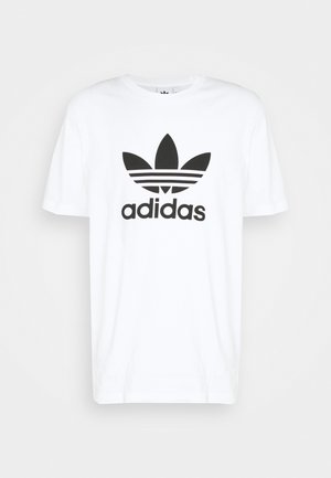 TREFOIL UNISEX - Camiseta estampada - white/black
