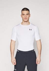 Under Armour - Spordi T-särk - white/black Väikepilt 1