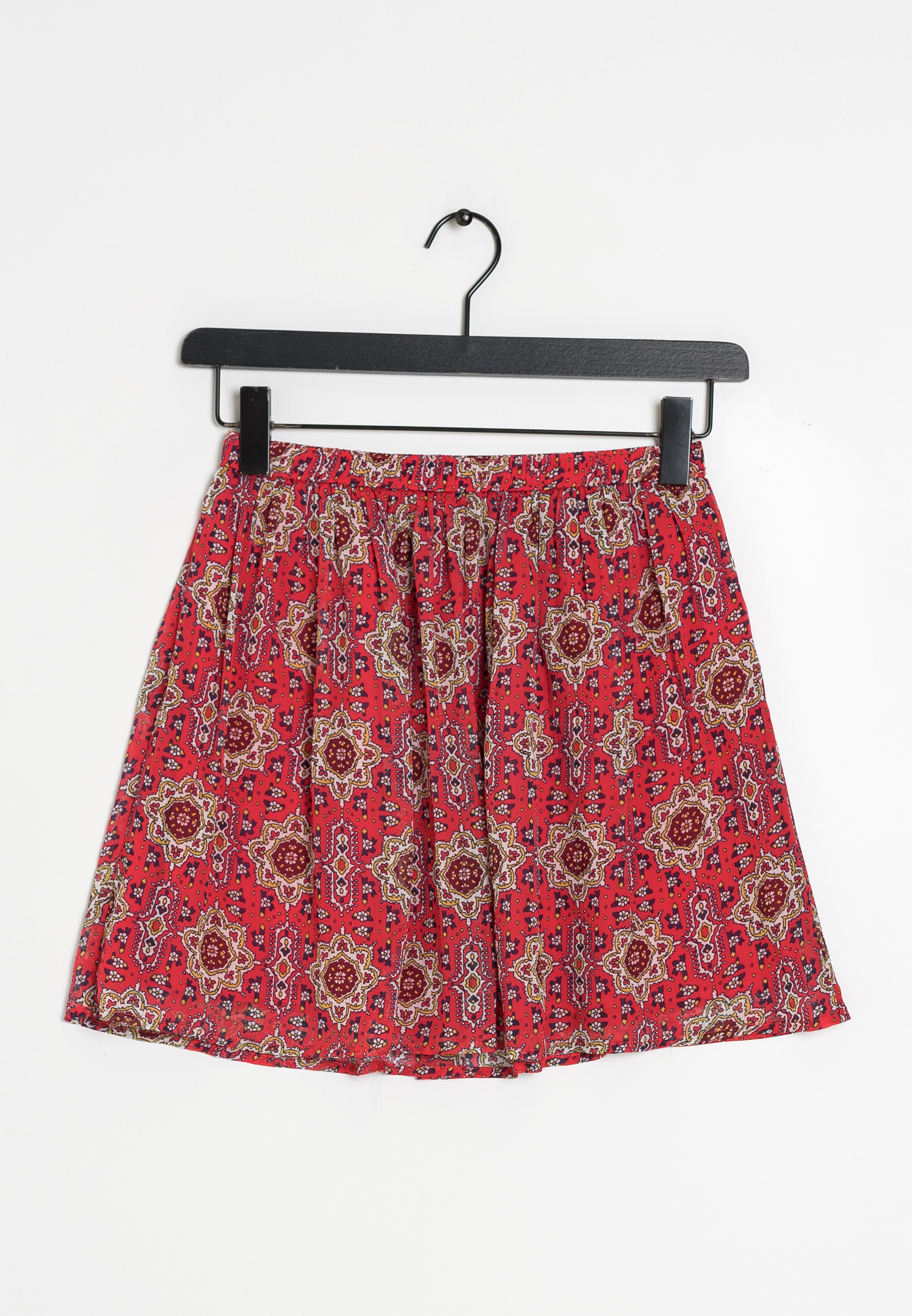 Hollister Co. Falda acampanada - red / blue/rojo - Zalando.es