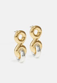KNOT LOCK SHORT EARRING - Pendientes - gold-coloured/silver-coloured