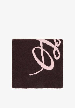 Bershka, GRAPHIC-PRINT SCARF - Écharpe - bordeaux