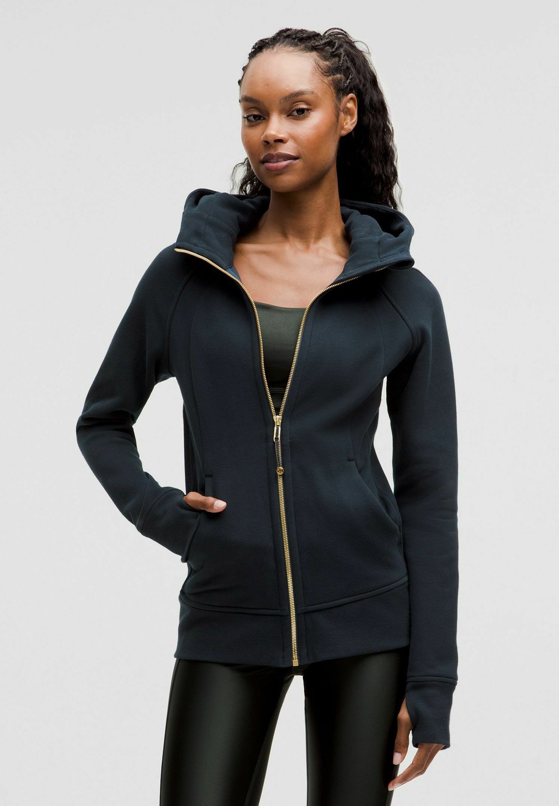 lululemon SCUBA FULL ZIP - Tröja med dragkedja - true navy gold