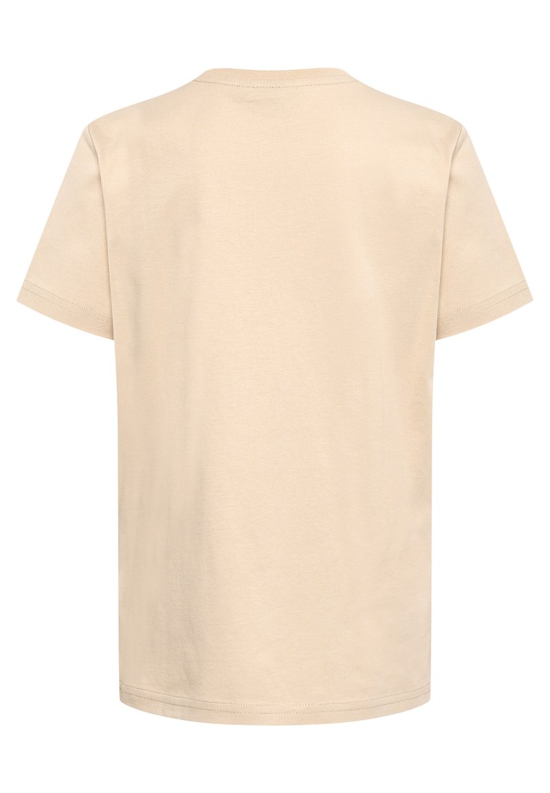 Kinder Sportbekleidung | Hummel HMLFAST T-Shirt print humus/beige-meliert - BW01826 Kinder Sportbekleidung | Hummel HMLFAST T-Shirt print humus/beige-meliert - BW01826