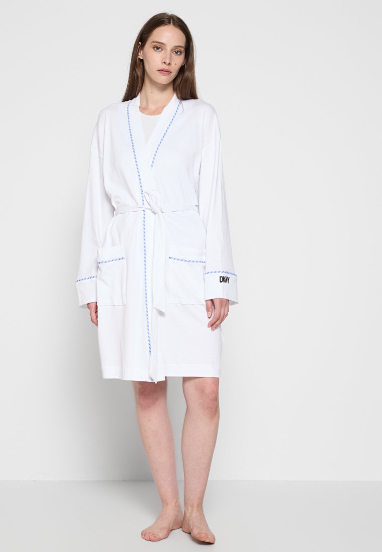 DKNY Loungewear Badjas wit