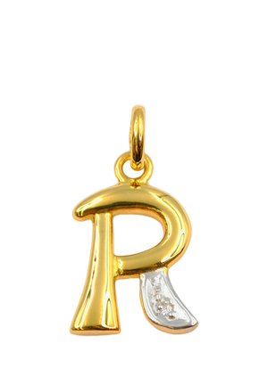 BUCHSTABE R DIAMANT - Ciondolo - bicolor