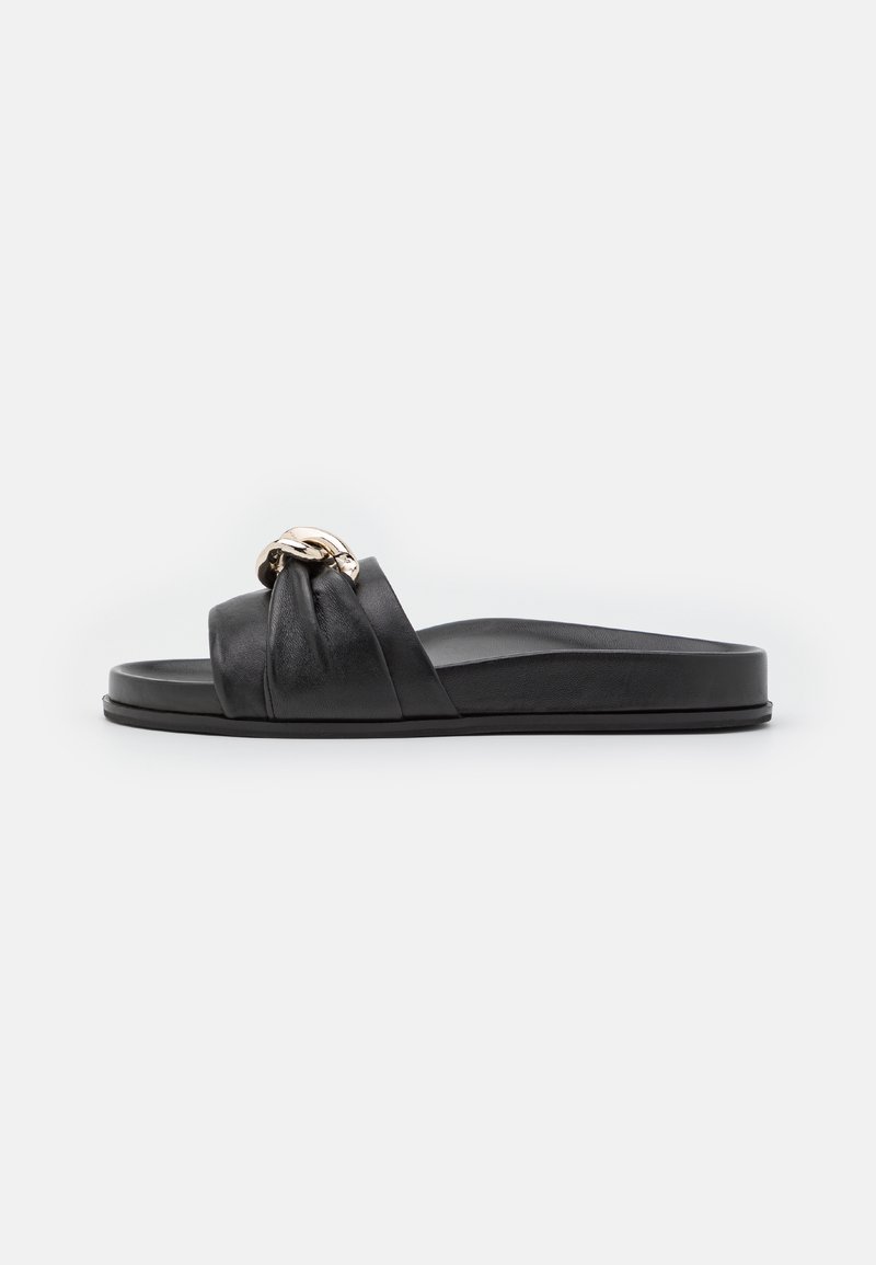 Damen Sneaker | TWINSET CIABATTINA DETTAGLIO CATENA Pantolette flach nero/schwarz - AC87642 Damen Sneaker | TWINSET CIABATTINA DETTAGLIO CATENA Pantolette flach nero/schwarz - AC87642