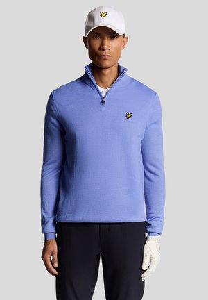 QUARTER ZIP PULLOVER - Jersey de punto - moonlight