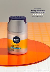 NIVEA MEN 2ER SET ACTIVE ENERGY GESICHTSPFLEGE GEL, 2 X 50 ML - Moisturiser - transparent