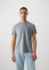 Lyle & Scott - PLAIN - T-Shirt basic - mid grey marl Thumbnail-Bild 1