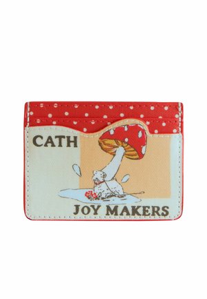 Funda para tarjeta de visita - green retro mushroom