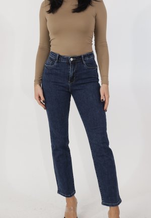 STRAIGHT - Straight leg jeans - blau