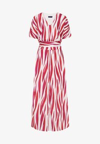 Selected, red on white mystic flames