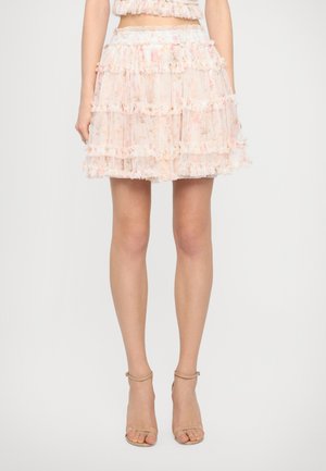 Needle & Thread DITSY SMOCKED MICRO MINI SKIRT - Miniskjørt - moonshine pink