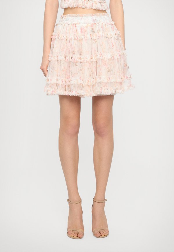 DITSY SMOCKED MICRO MINI SKIRT - Mini skirt
