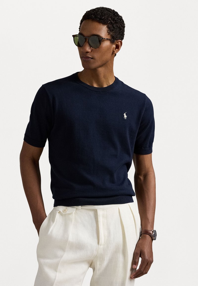 Polo Ralph Lauren - CREWNECK SHORT-SLEEVE  - Basic T-shirt - hunter navy, Enlarge