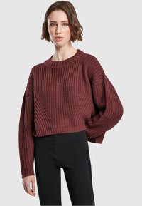 Urban Classics WIDE OVERSIZE  - Pullover - cherry