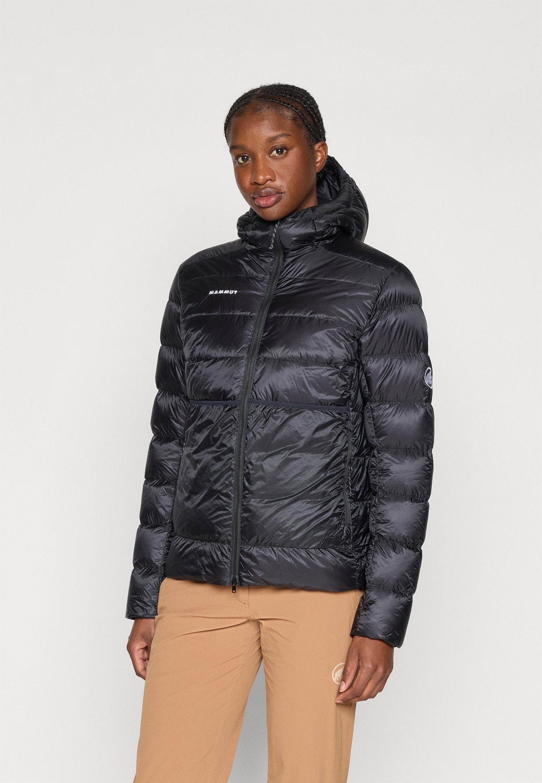 Mammut BROAD PEAK PRO IN HOODED JACKET WOMEN - Down jacket - black 