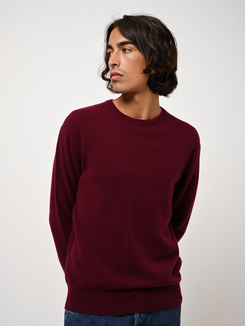 Authentic Cashmere AIGLIÈRE - Stickad tröja - bordeaux