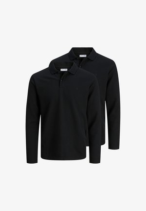 Jack & Jones 2ER PACK AUSTIN - Poloshirts - schwarz
