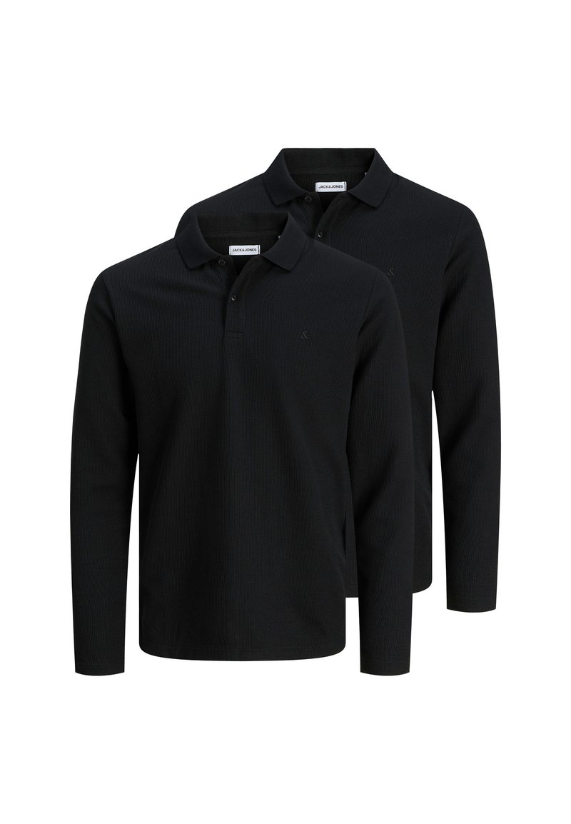 Jack & Jones 2ER PACK AUSTIN - Polo - schwarz