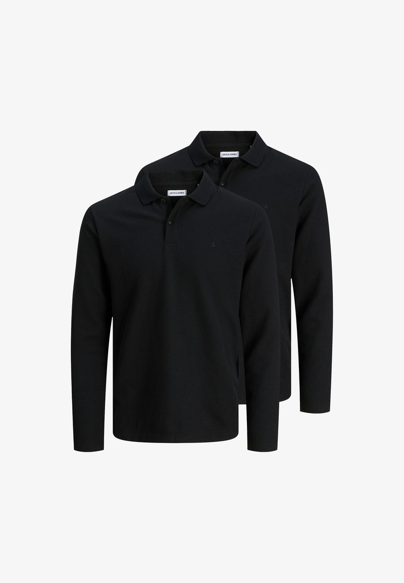 Jack & Jones 2ER PACK AUSTIN - Polo - schwarz