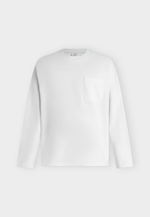 Lindbergh, OVERSIZED CROPPED - Longsleeve - white