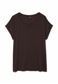 VMAVA PLAIN - T-shirt básica - chocolate torte