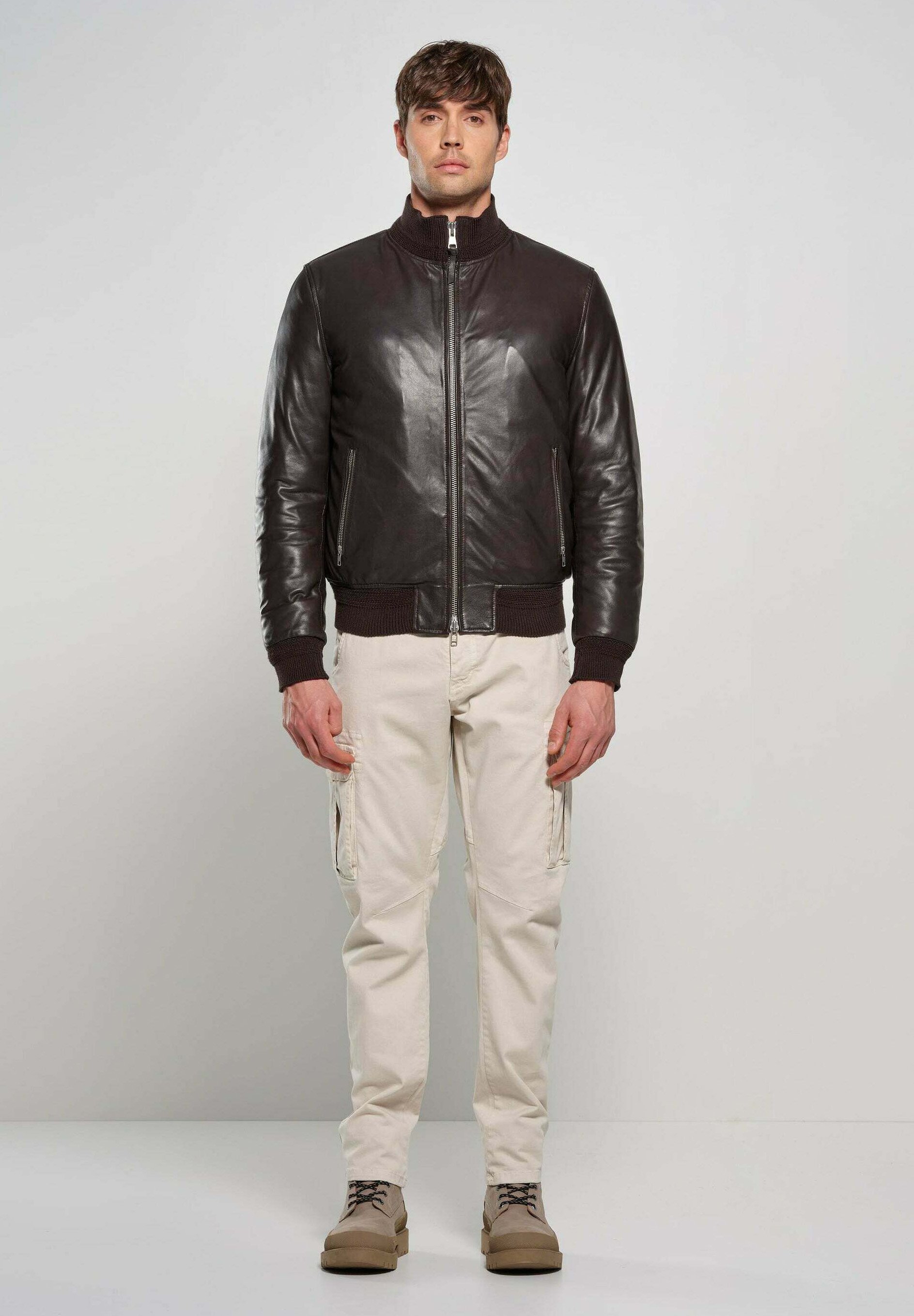Bomboogie Bomber Jacket - dark brown - Zalando