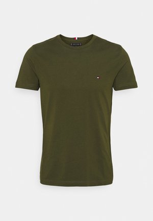 BACK LOGO TEE - T-shirt con stampa - olivewood