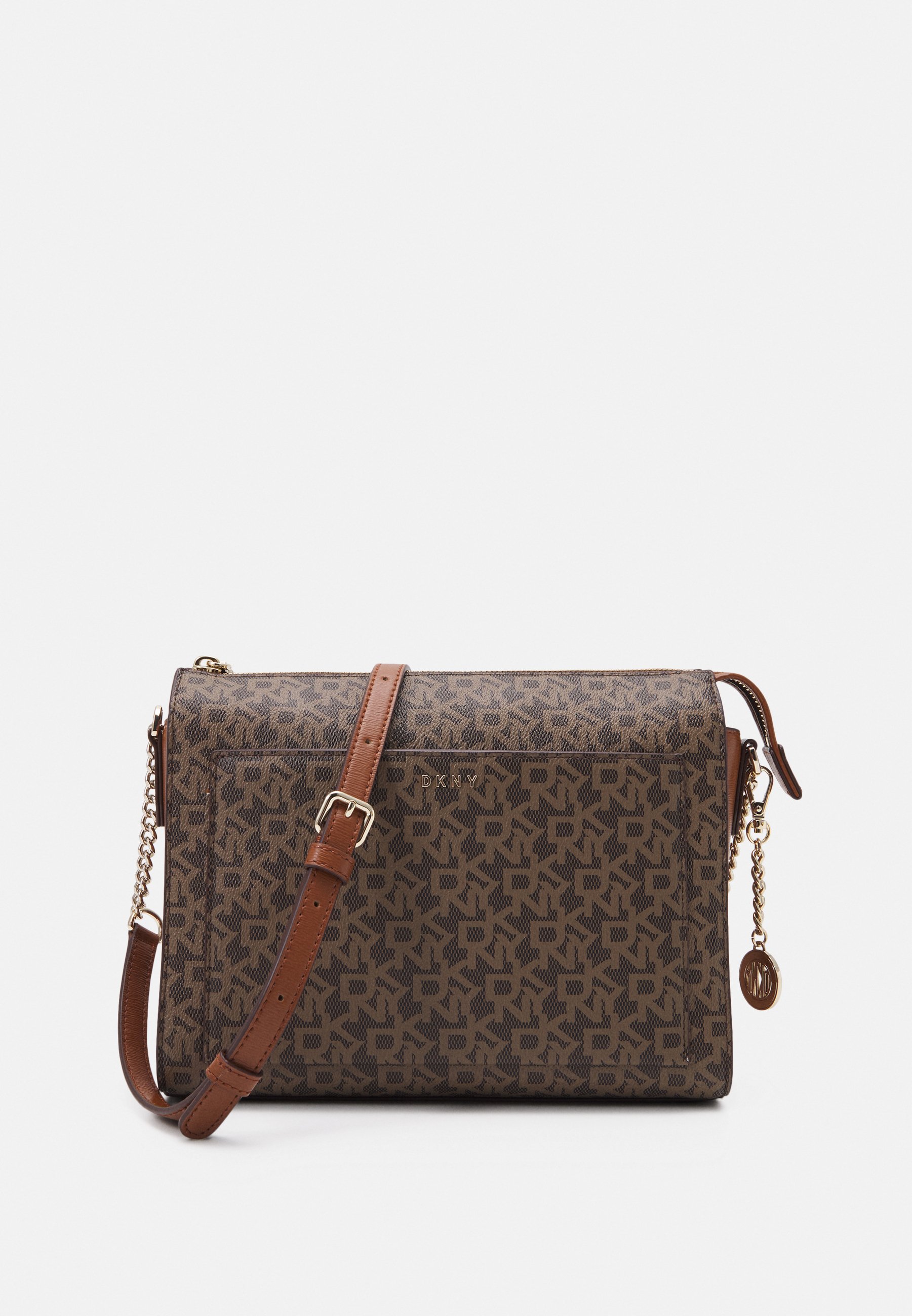 dkny mocha cross body bag