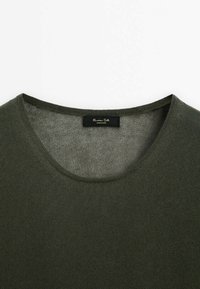 Massimo Dutti Strickpullover - dark green