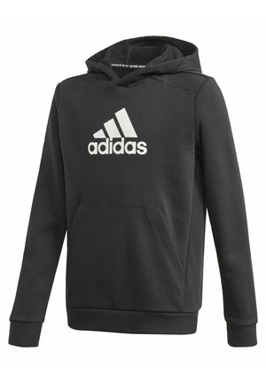 adidas Performance, LOGO HOODIE - Felpa con cappuccio - black