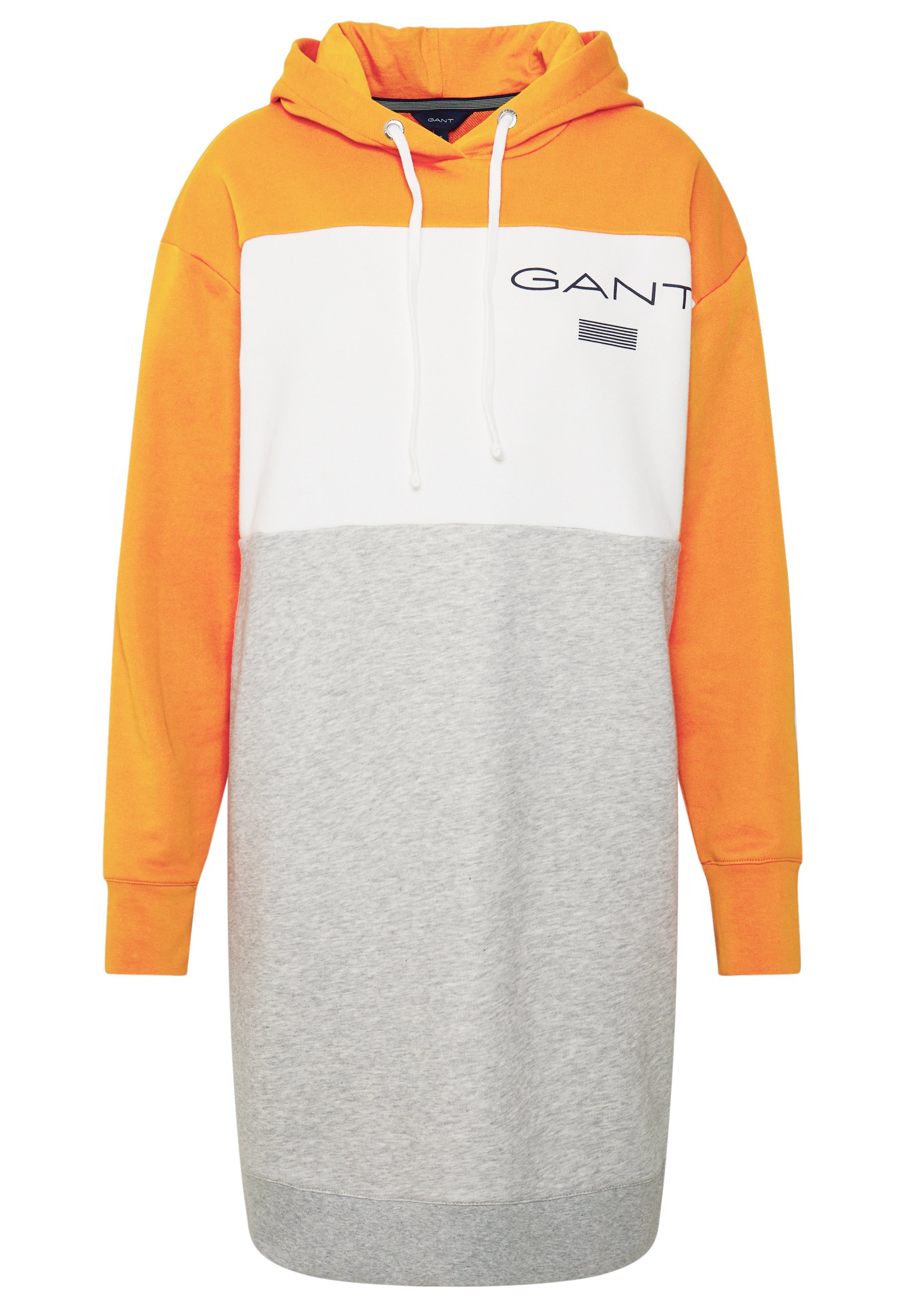 GANT STRIPE HOODIE DRESS Vardagsklänning amberglow GANT STRIPE HOODIE DRESS Vardagsklänning amberglow