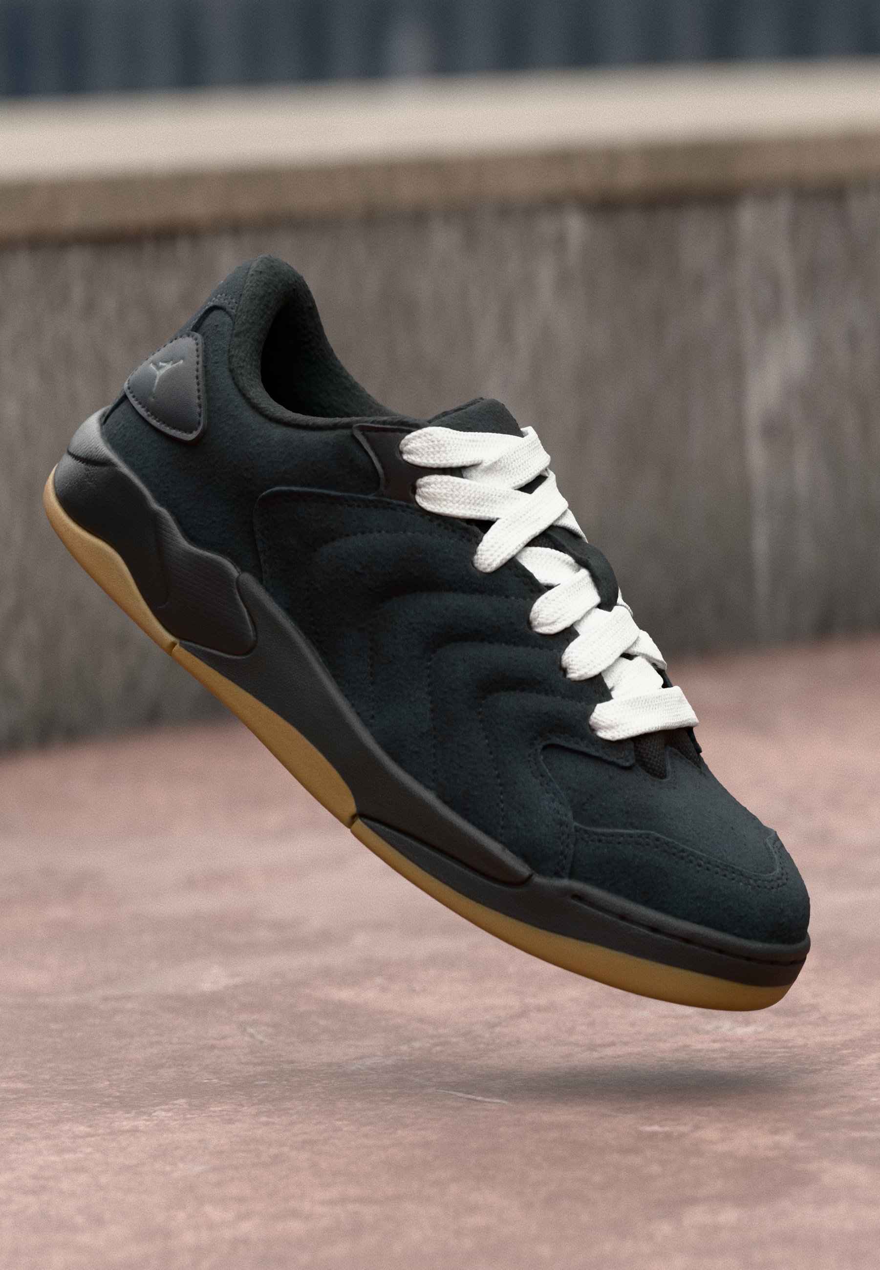 Jordan JORDAN SESSION - Trainers - black/varsity red/light brown