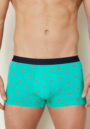 DAILY - Boxer briefs - aquamarine with print