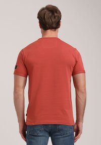 Gabbiano ROUND NECK HEAVY - Navadna majica - deep coral