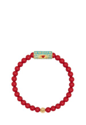 AMOUR BEADED - Armbånd - red