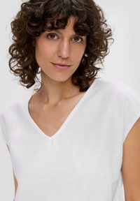 s.Oliver T-shirt print - weiß
