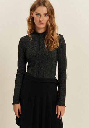 COSY SPARKLE - Top dugih rukava - black