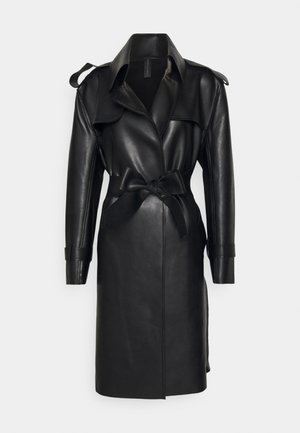Norma Kamali DOUBLE BREASTED - Trenchcoat - black