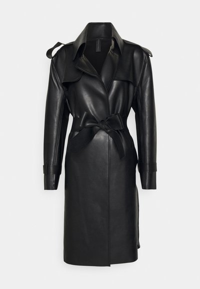 Norma Kamali DOUBLE BREASTED - Trenchcoat - black